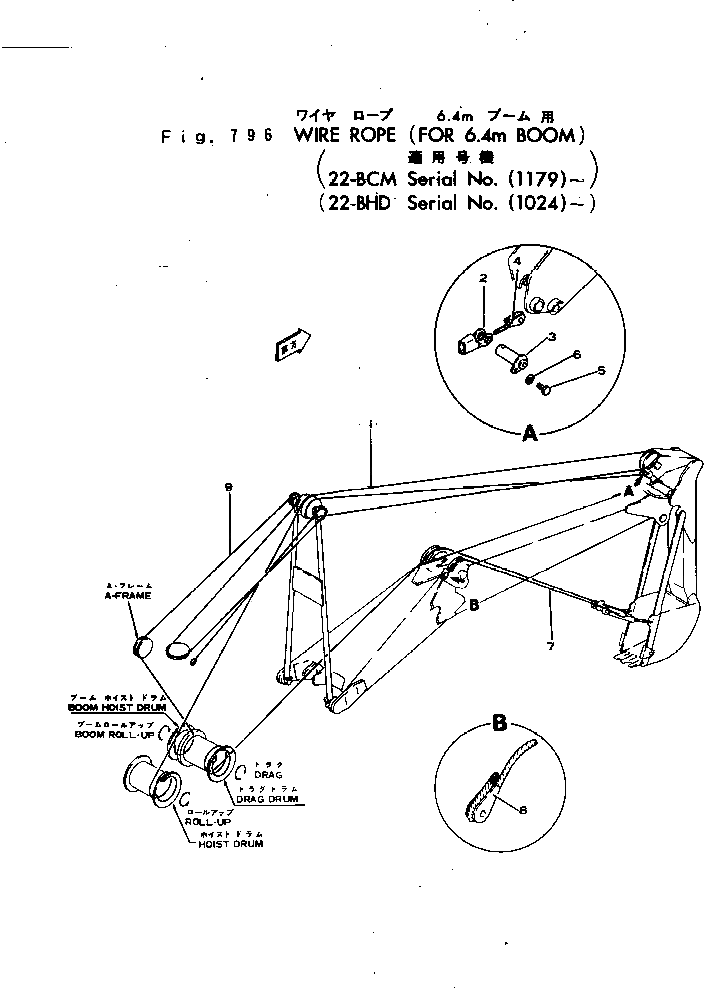 Болт 02030-00822  Komatsu