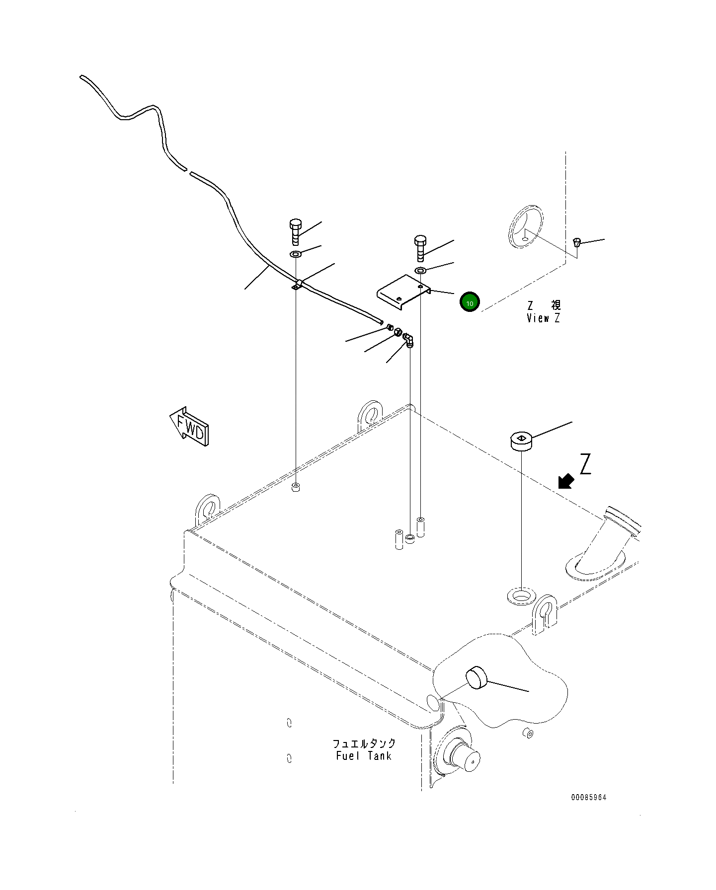 Крышка 561-04-83110 Komatsu