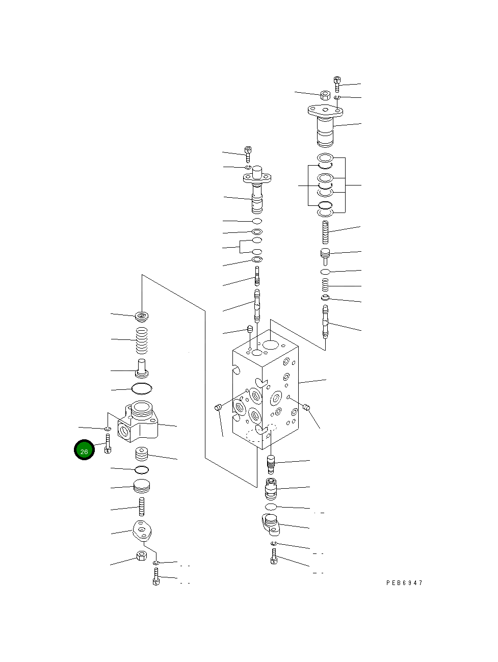 Болт 706-75-40310 Komatsu