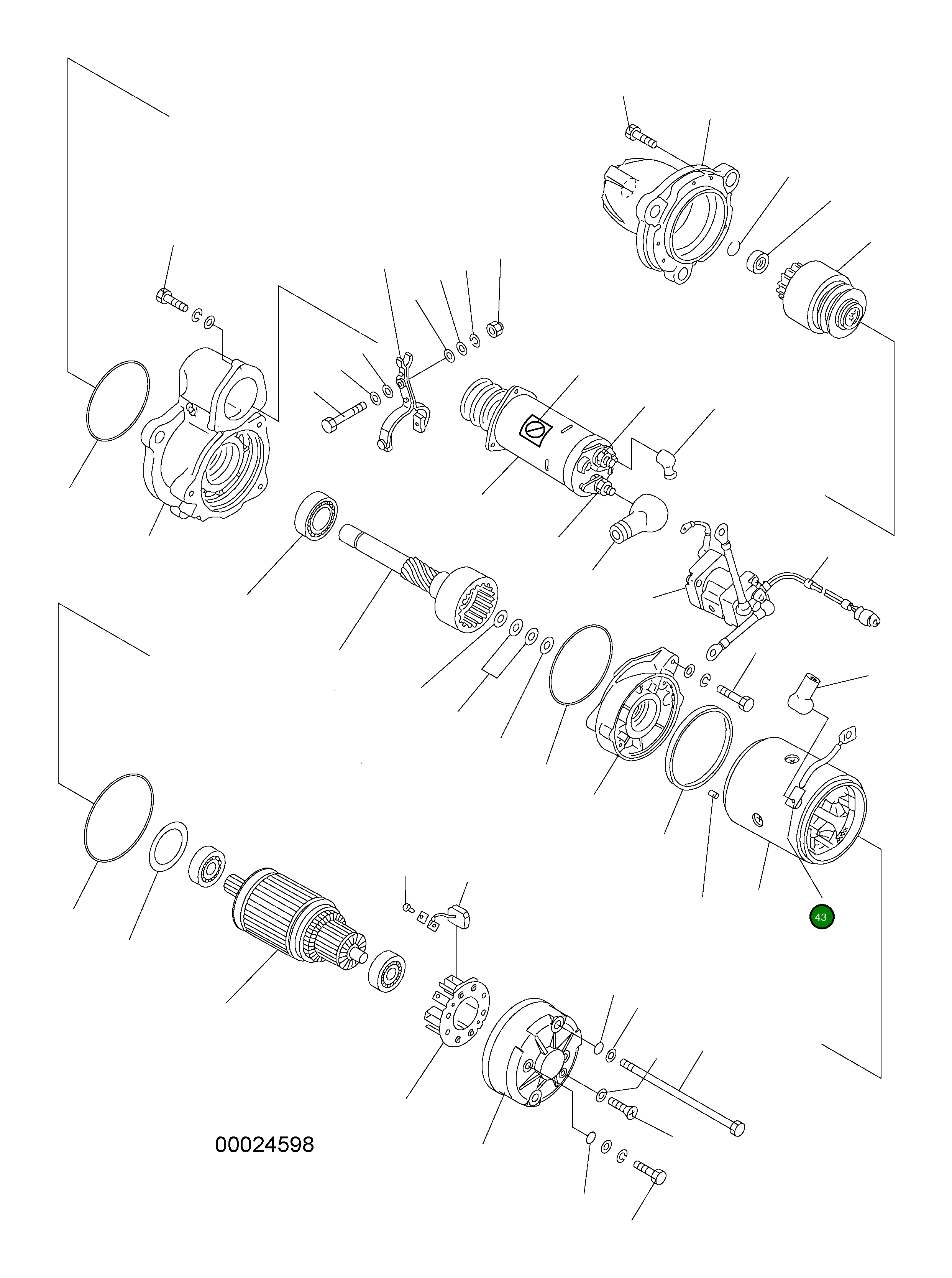 Болт KD1-0270-06602 Komatsu