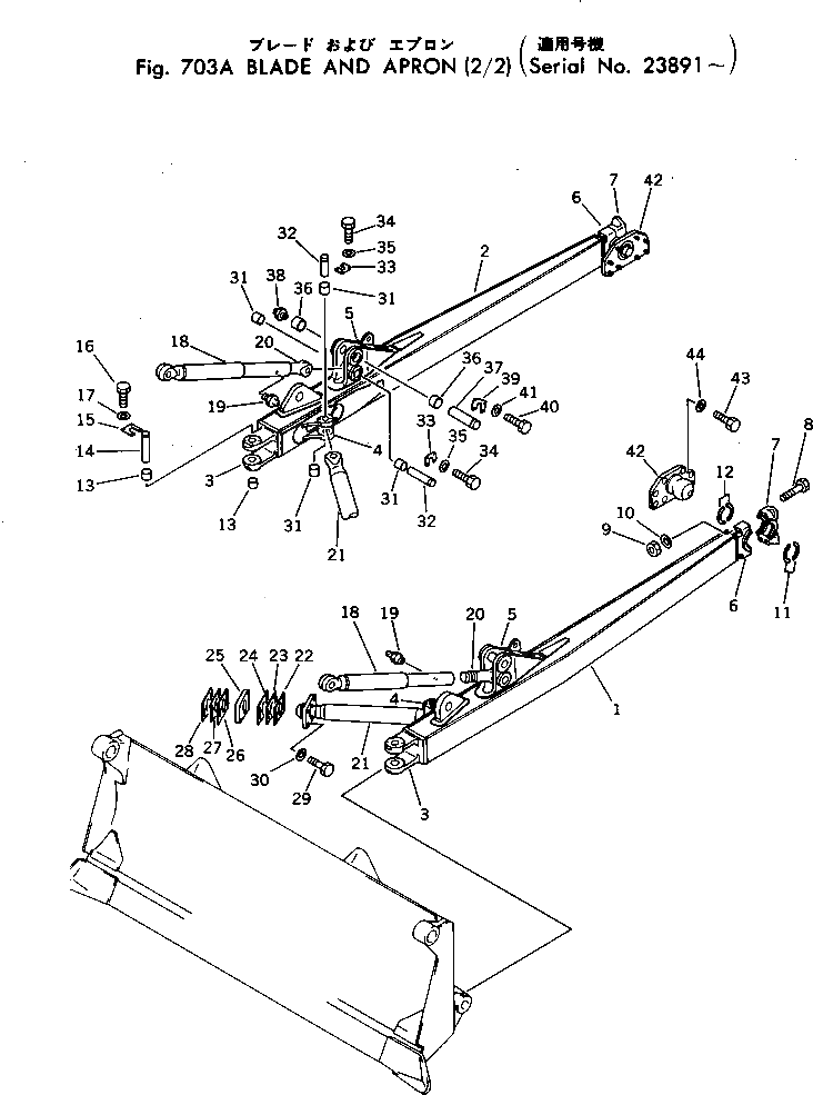 Болт 01010-52435  Komatsu