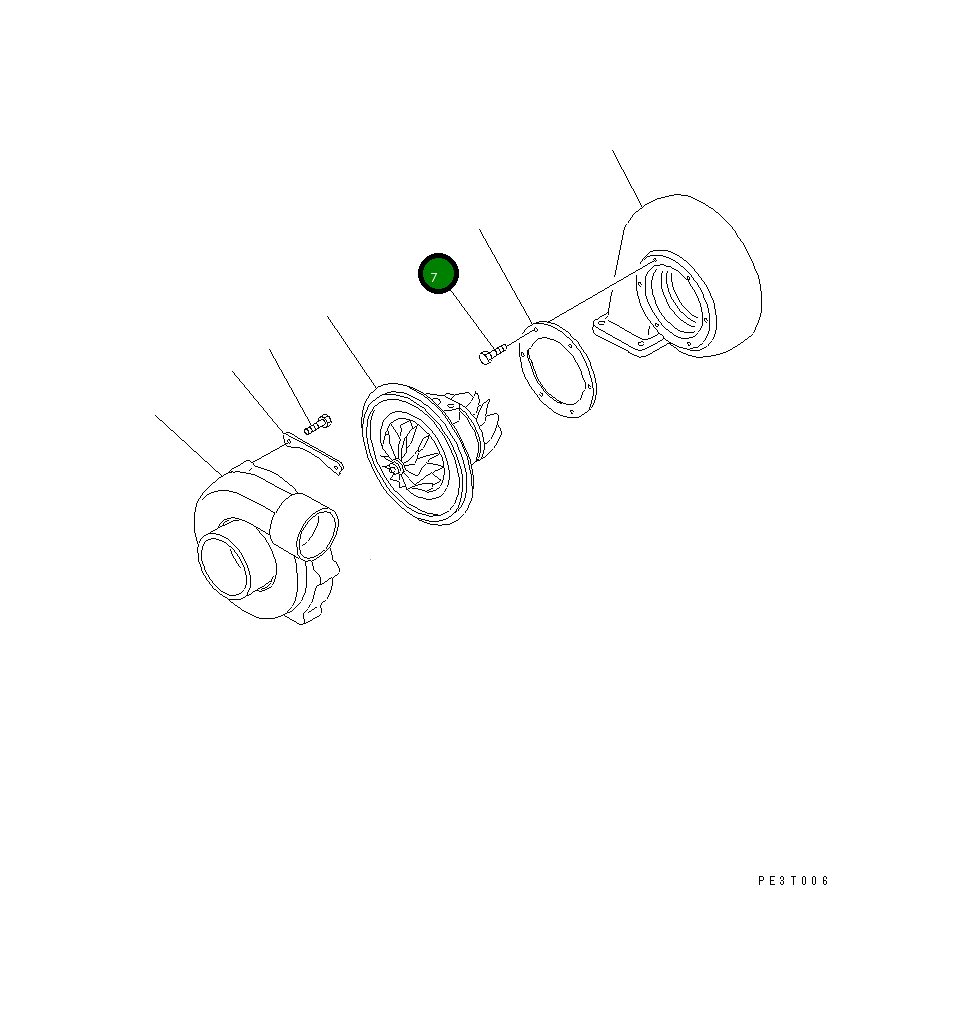 Болт GA400677-0816 Komatsu