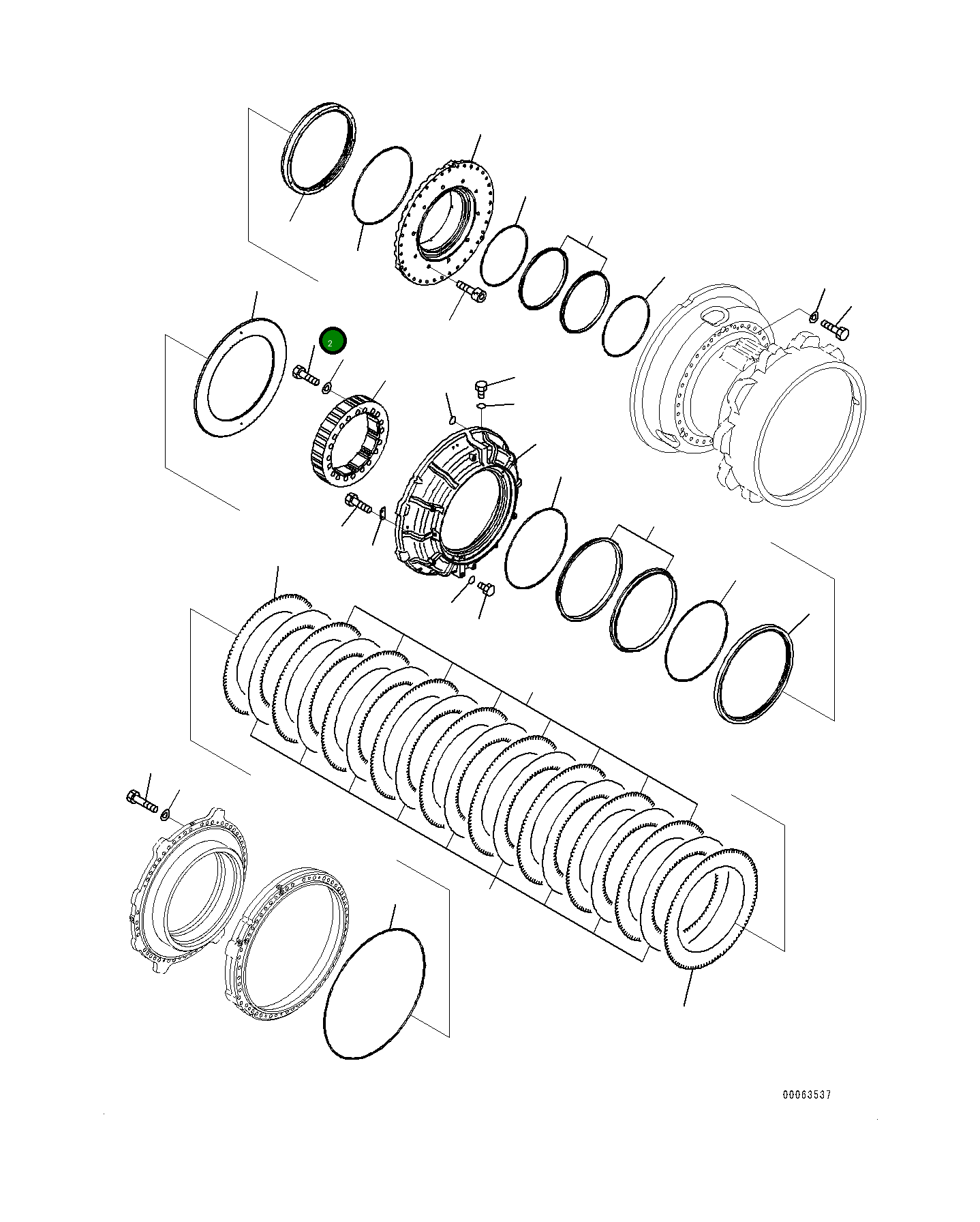 Болт 01011-63045 Komatsu