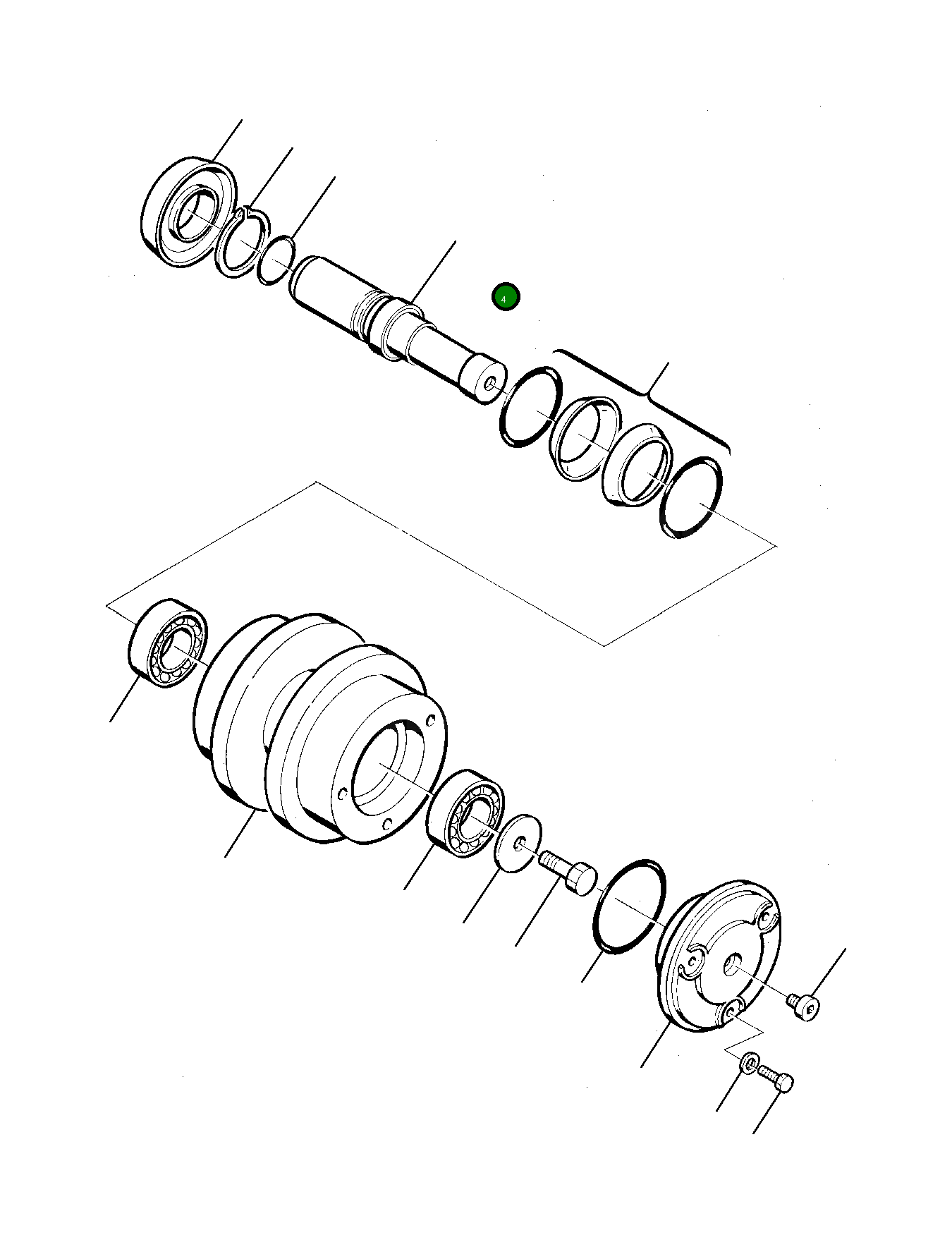 Кольцо уплотнительное (O-Ring) 22E-30-11640 Komatsu