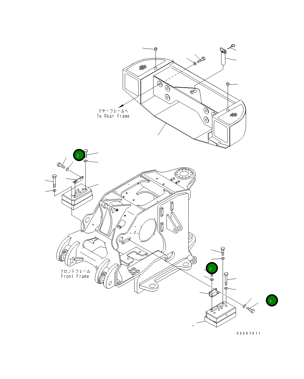 Болт 01010-D1640  Komatsu