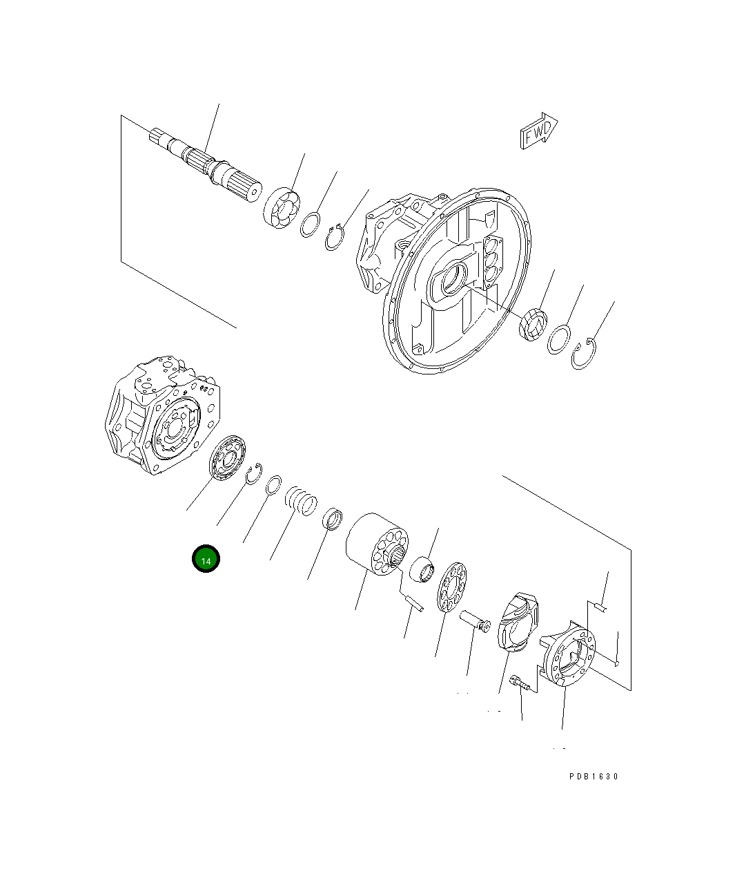Кольцо 04065-05820 Komatsu