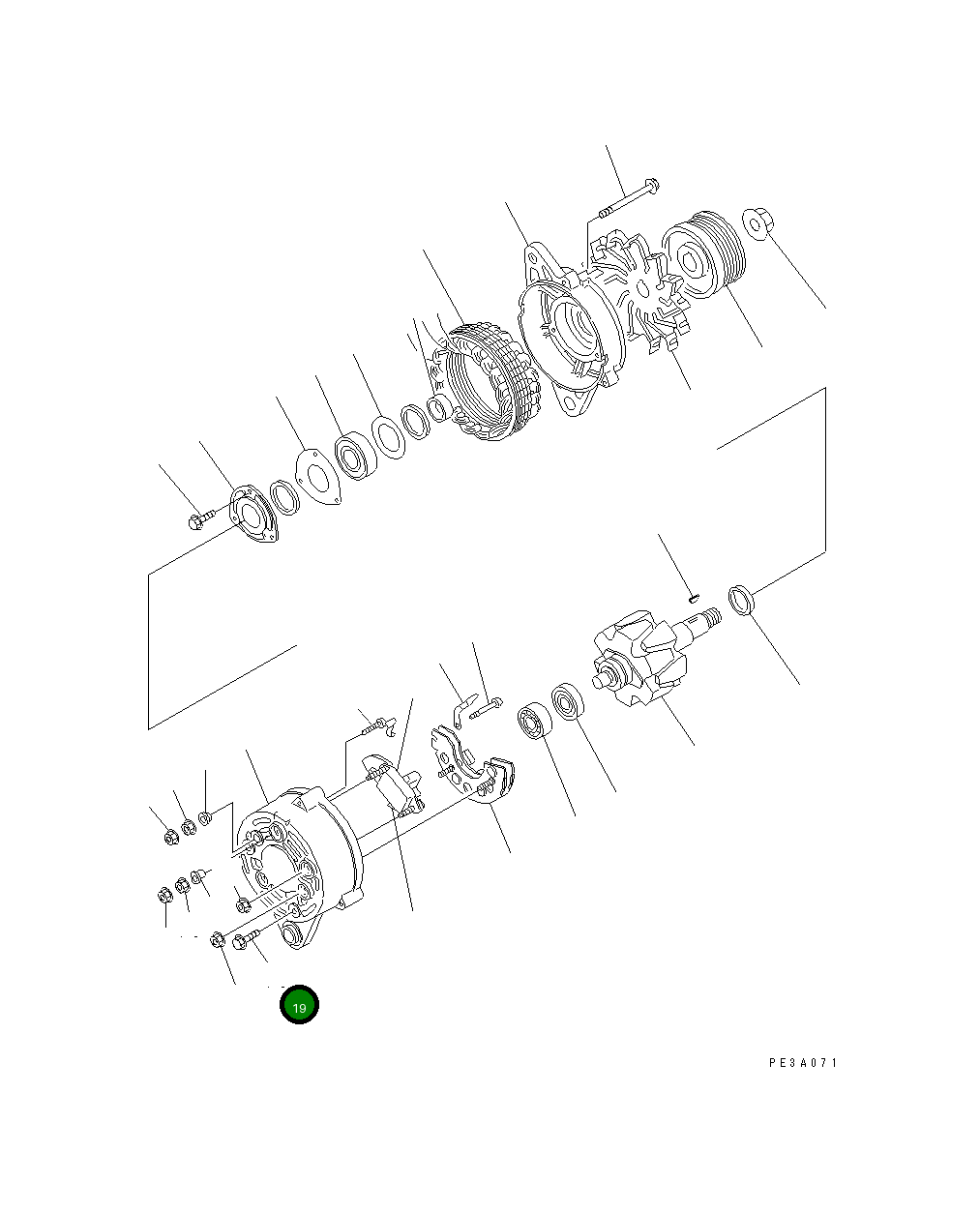 Болт KD0-0274-05102 Komatsu