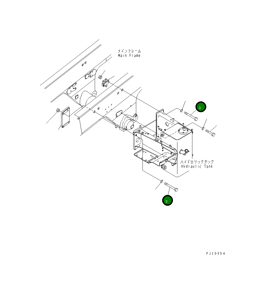Болт 569-04-61570 Komatsu