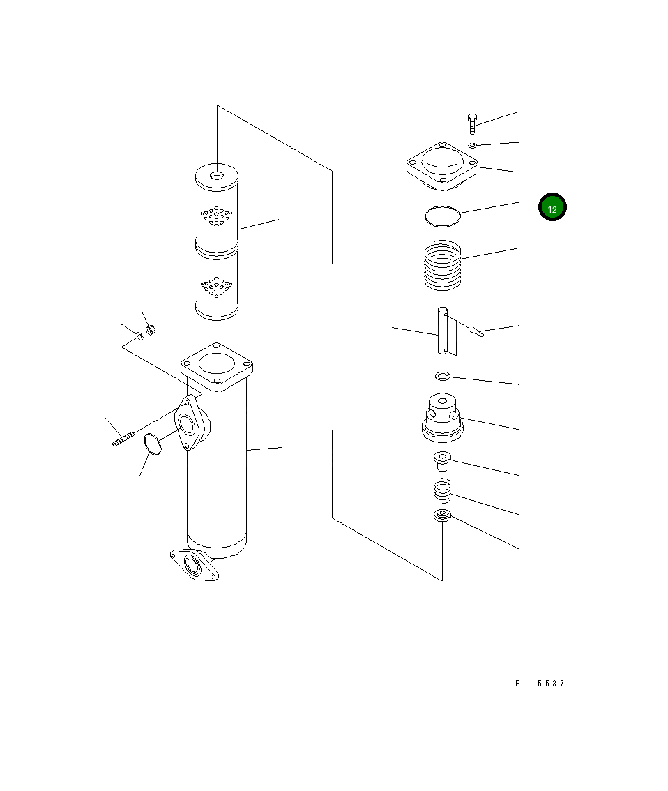 Кольцо уплотнительное (O-Ring) 07000-43078 Komatsu