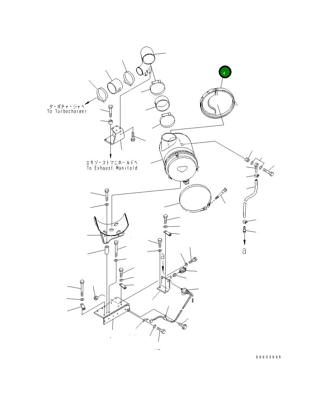 Крышка 6151-12-4960 Komatsu