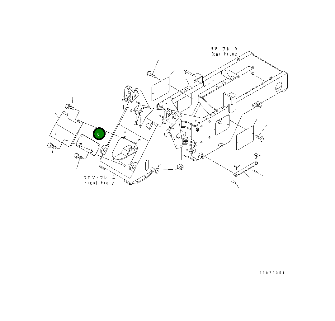 Крышка 417-S99-2460 Komatsu