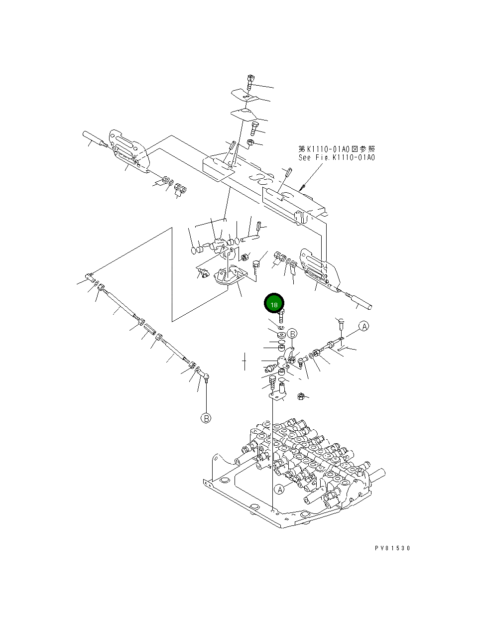 Болт YM26116-100202 Komatsu