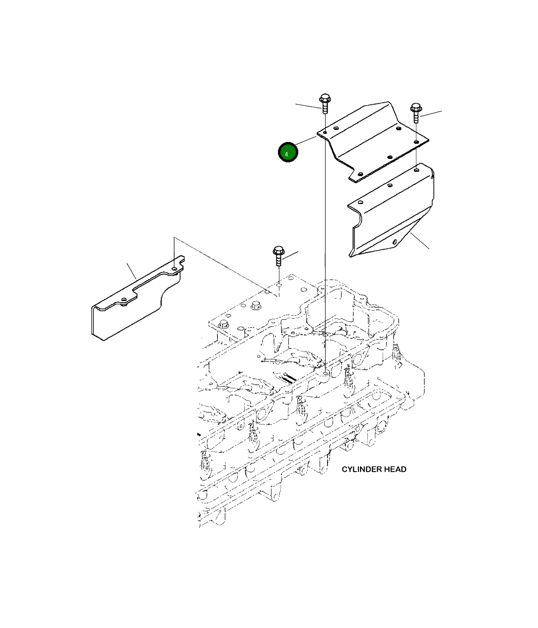 Крышка 6746-11-5440 Komatsu