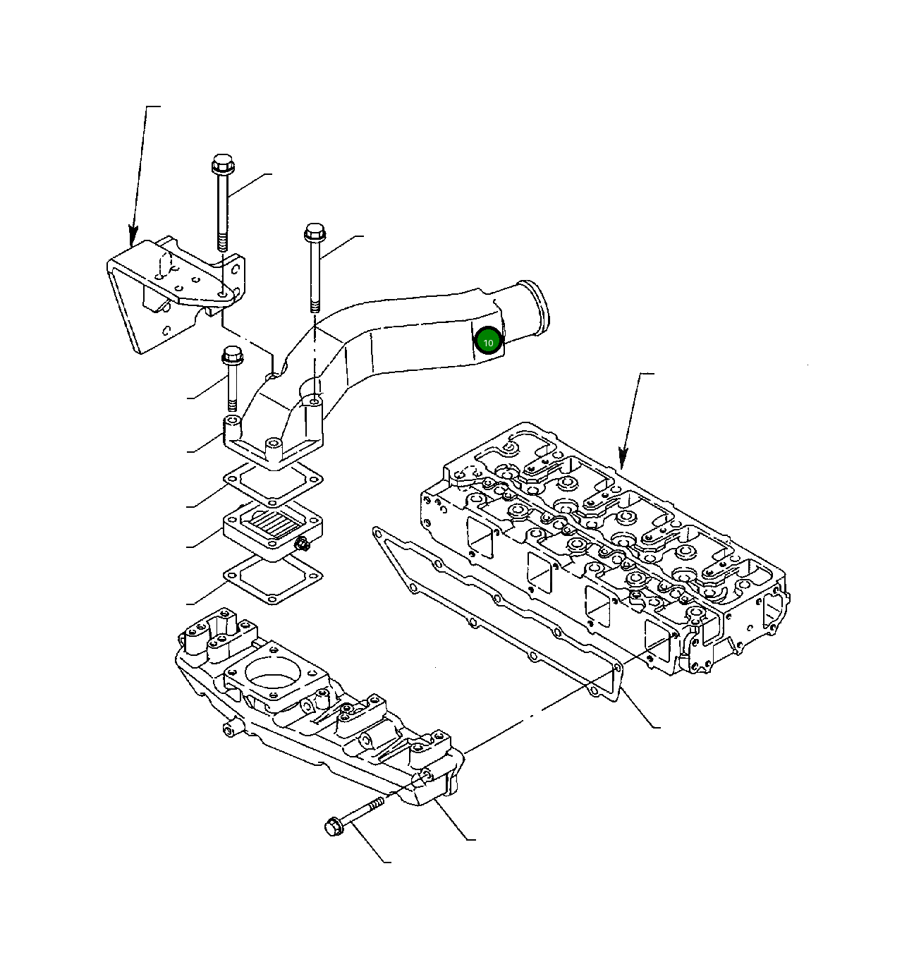 Болт YM26106-101102 Komatsu