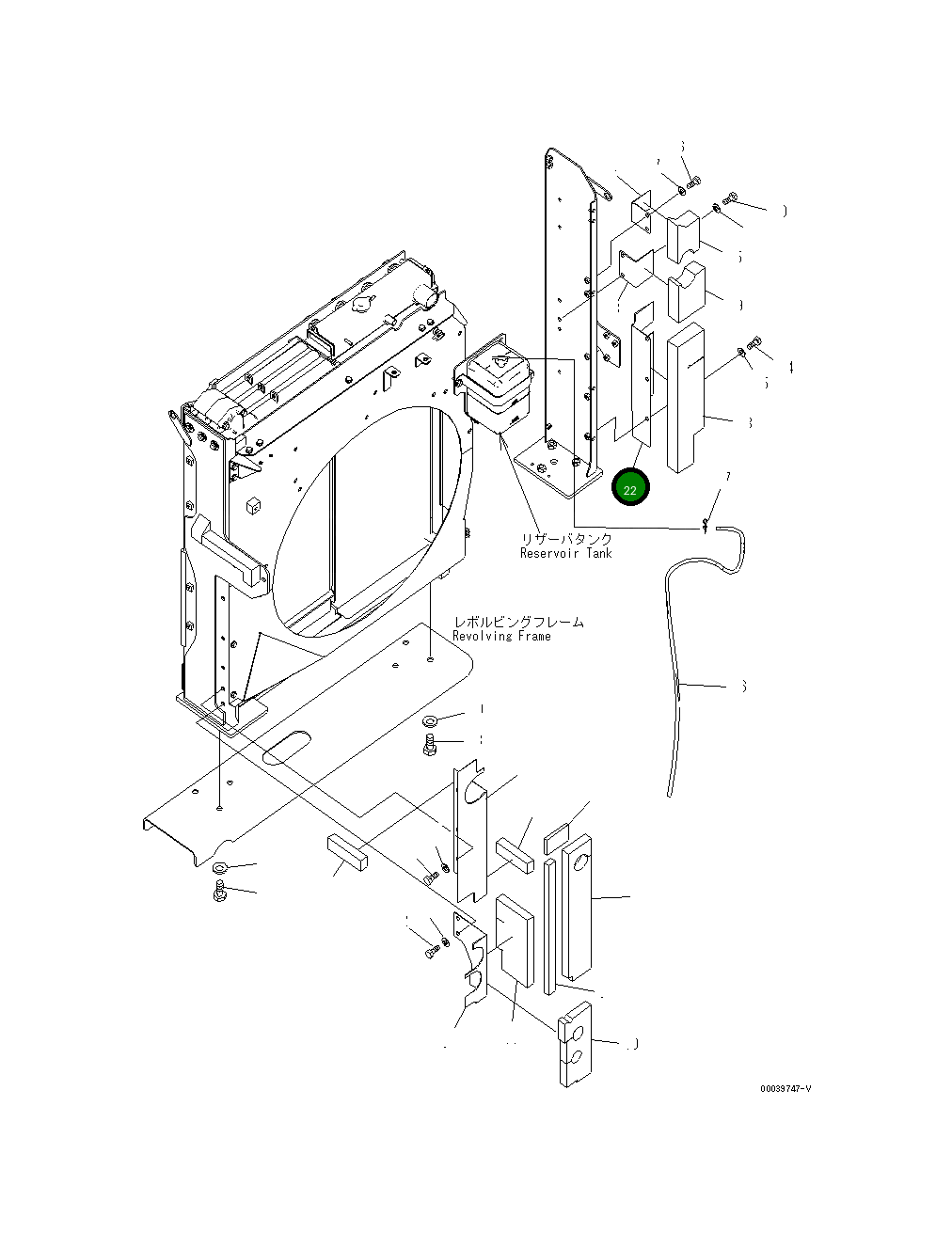 Крышка 208-03-75751  Komatsu