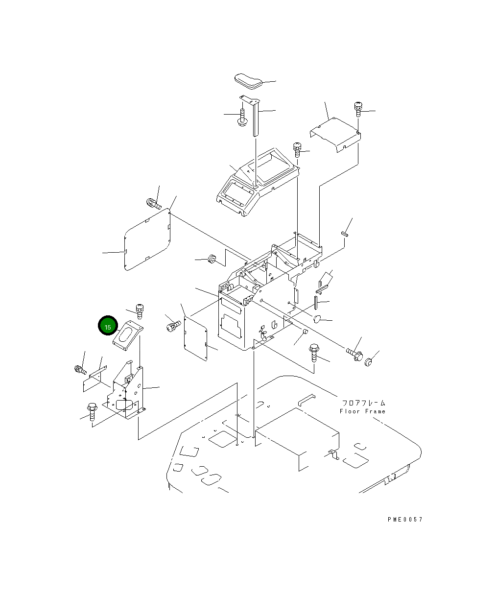 Крышка 419-V89-2220 Komatsu