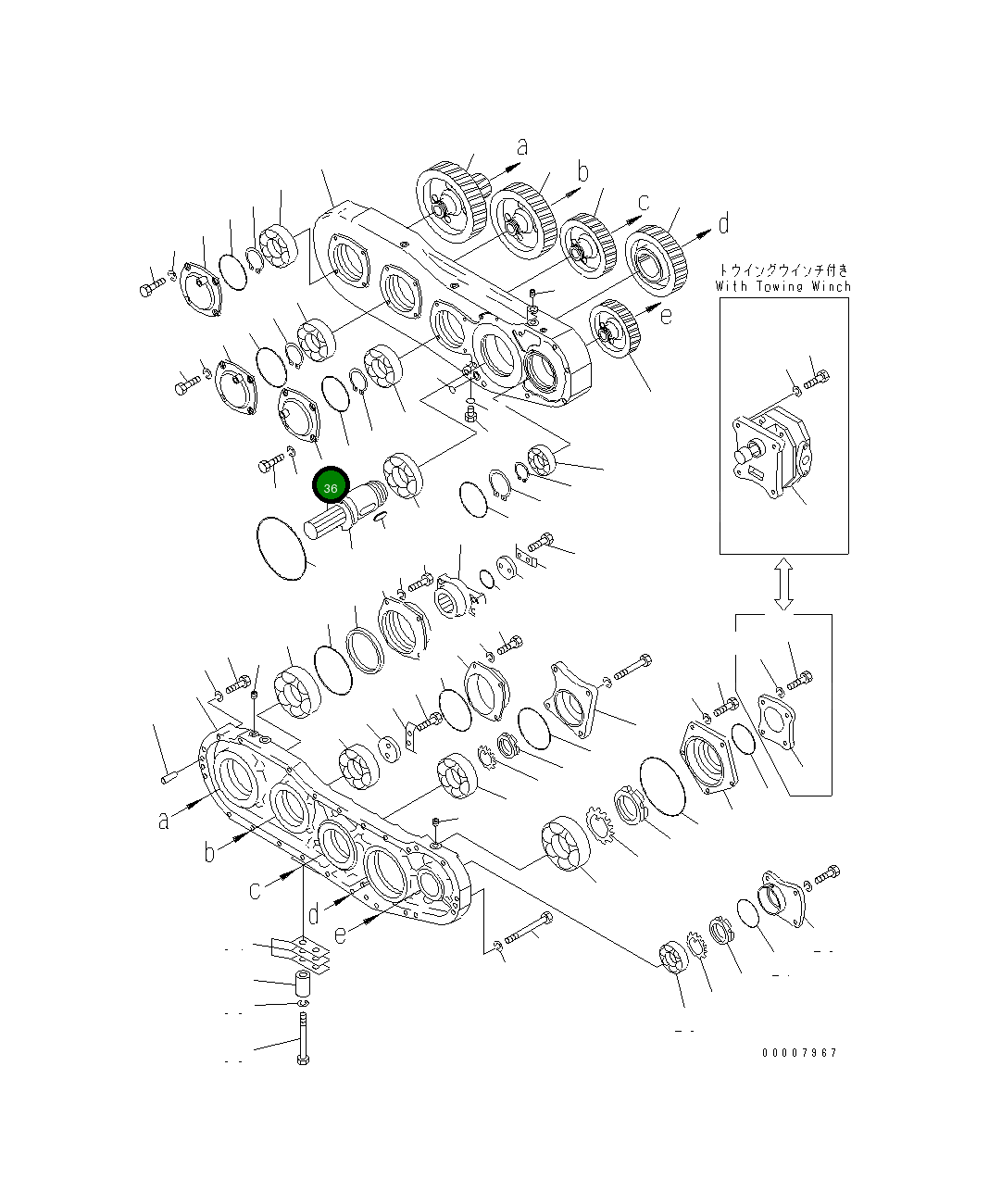Крышка 176-38-41230 Komatsu