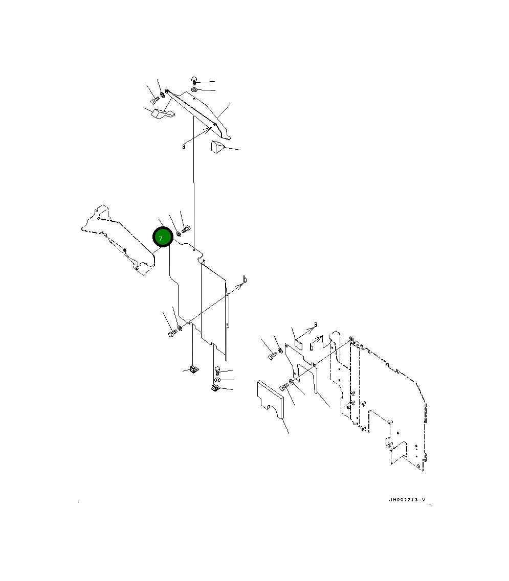 Крышка 20Y-54-D2A40 Komatsu