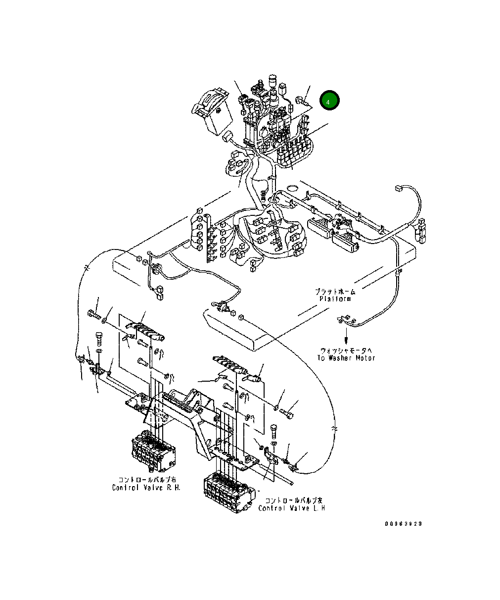 Болт 0135-00608 Komatsu