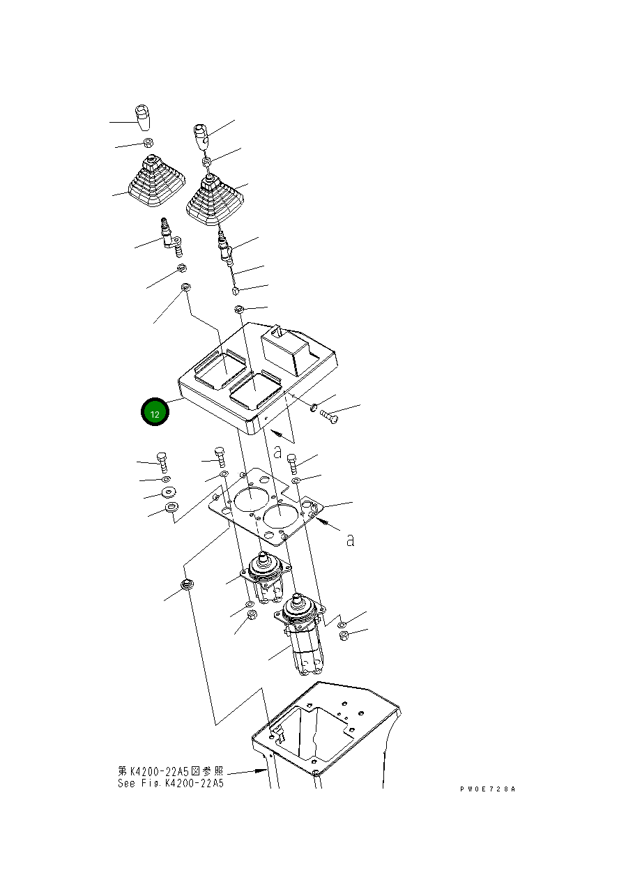 Крышка 423-S35-3160 Komatsu