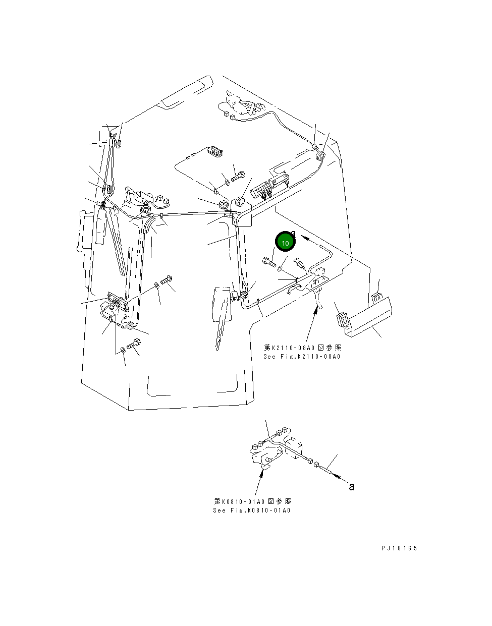 Болт 01010-80810 Komatsu