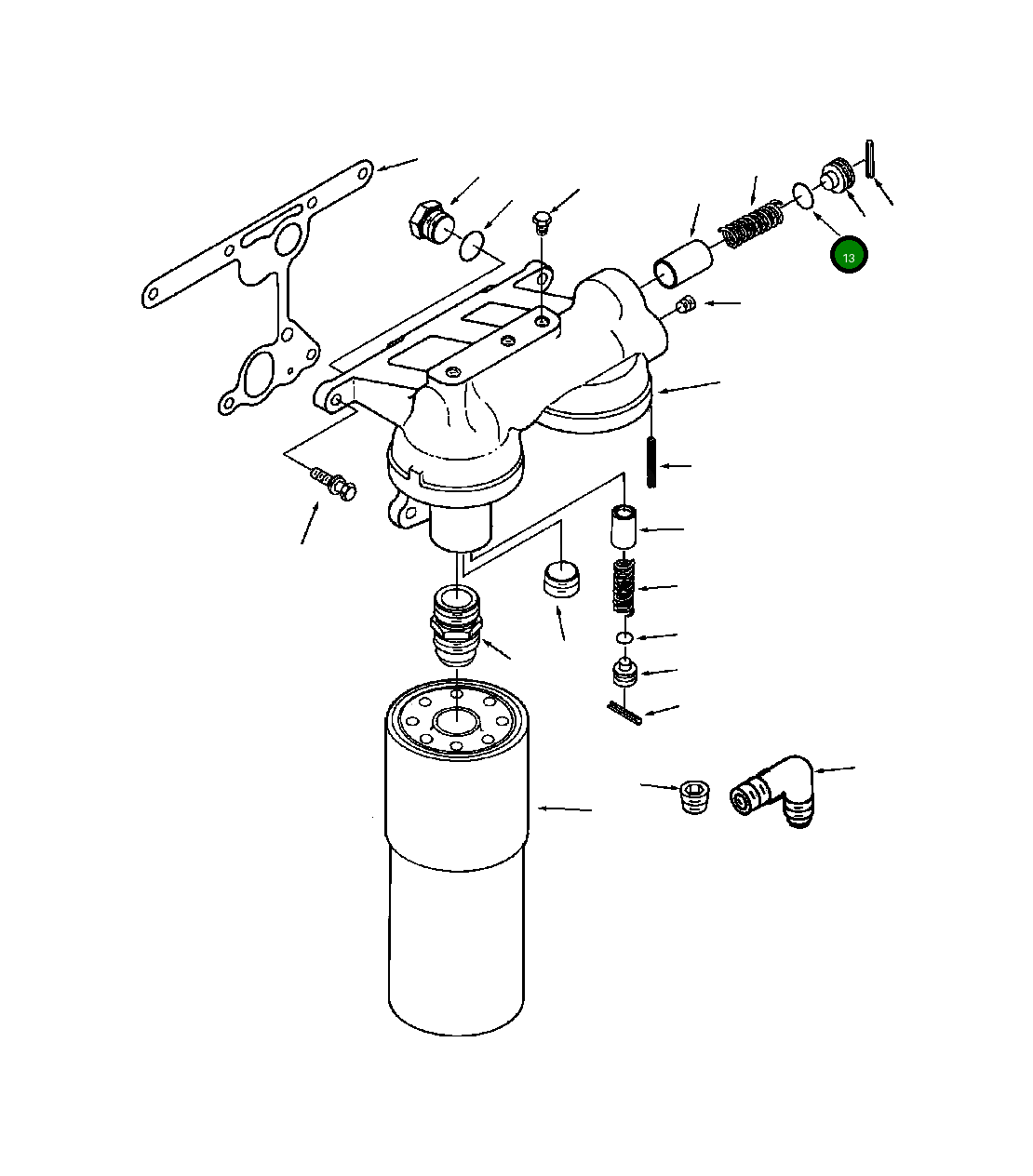 Кольцо уплотнительное (O-Ring) 1239 594 H1  Komatsu