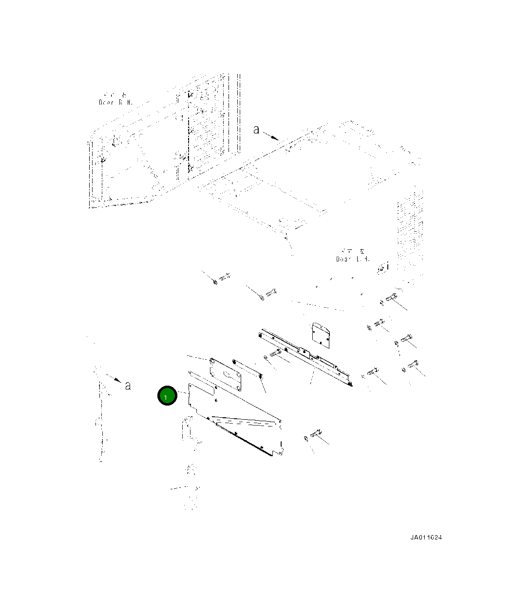 Крышка 418-54-51950  Komatsu