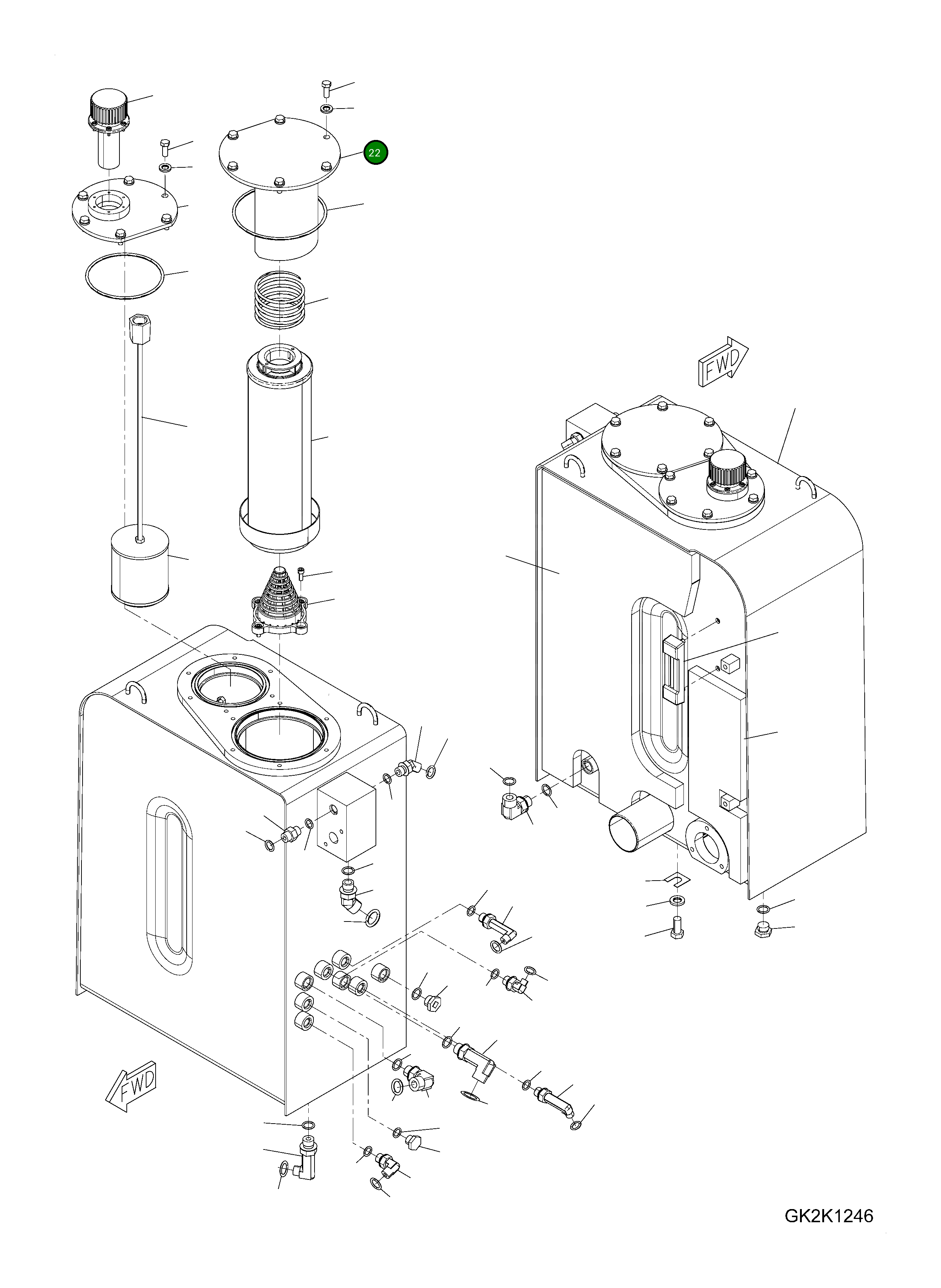 Крышка 20E-60-42380 Komatsu