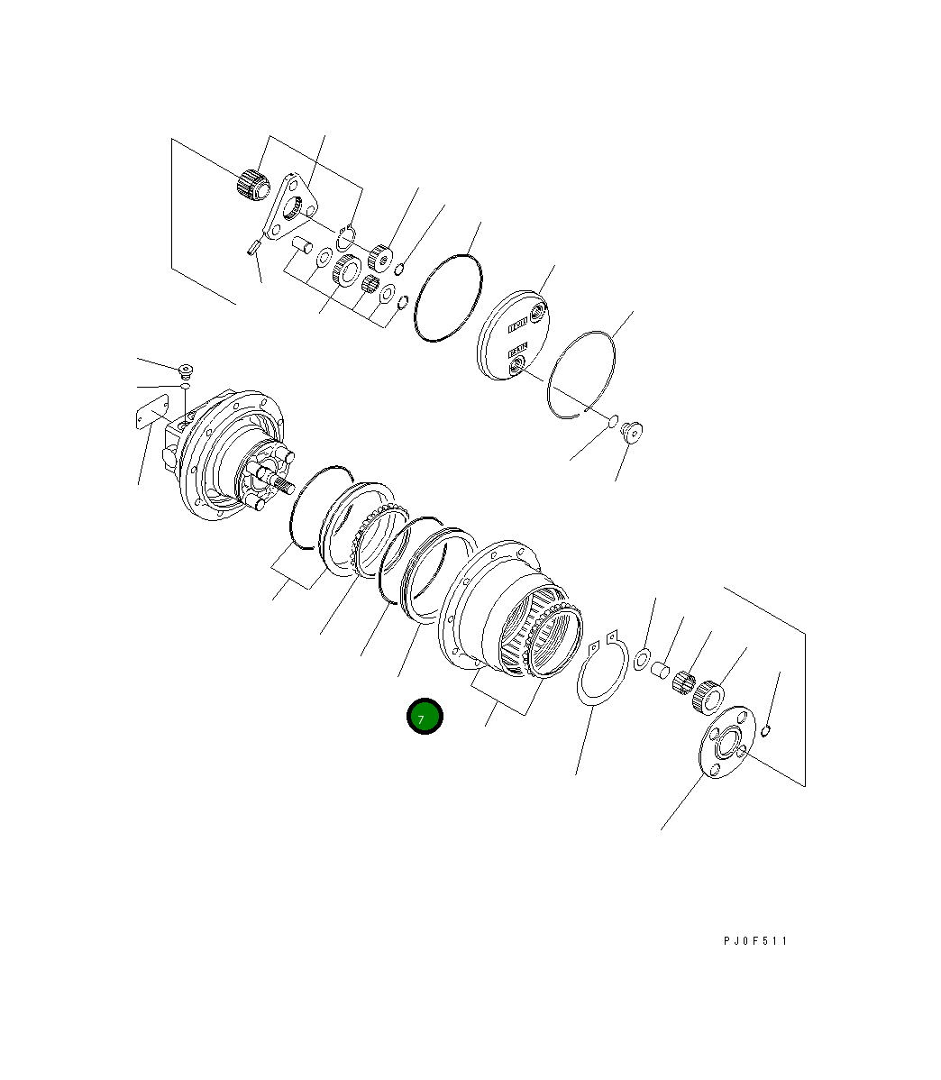 Кольцо FUFZD8272112 Komatsu
