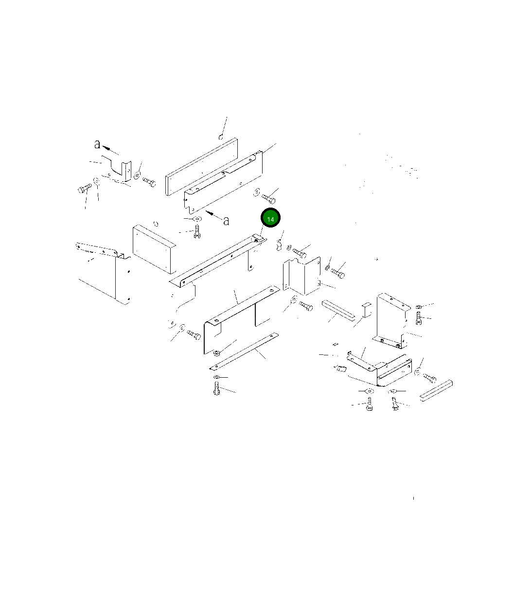Крышка 208-54-22441  Komatsu