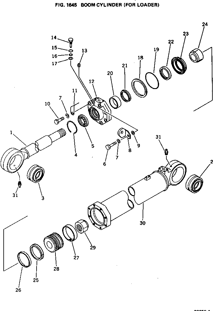 Кольцо 07179-00145  Komatsu