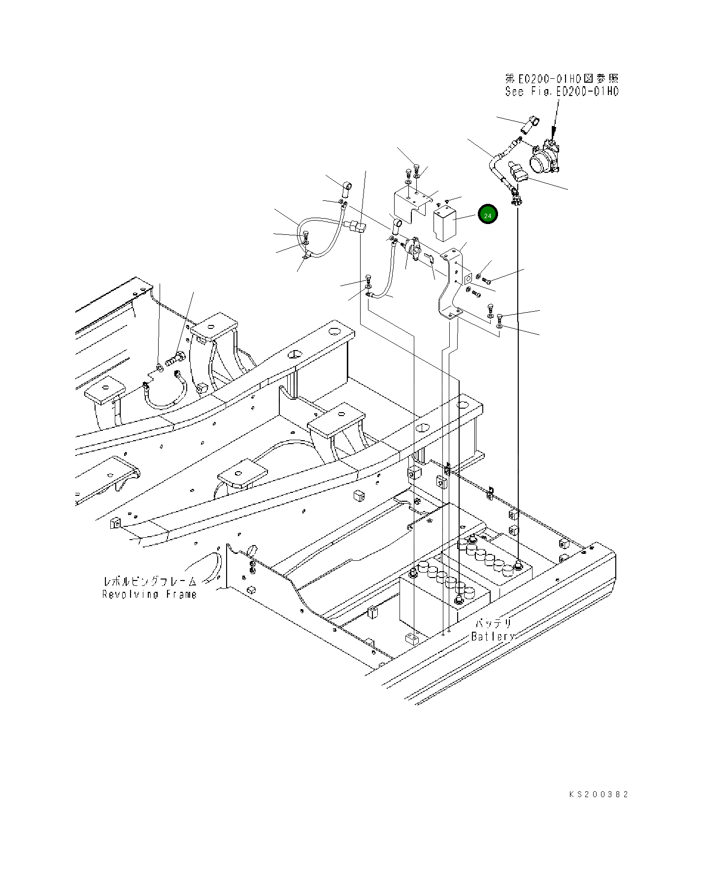Крышка 21K-06-72570 Komatsu