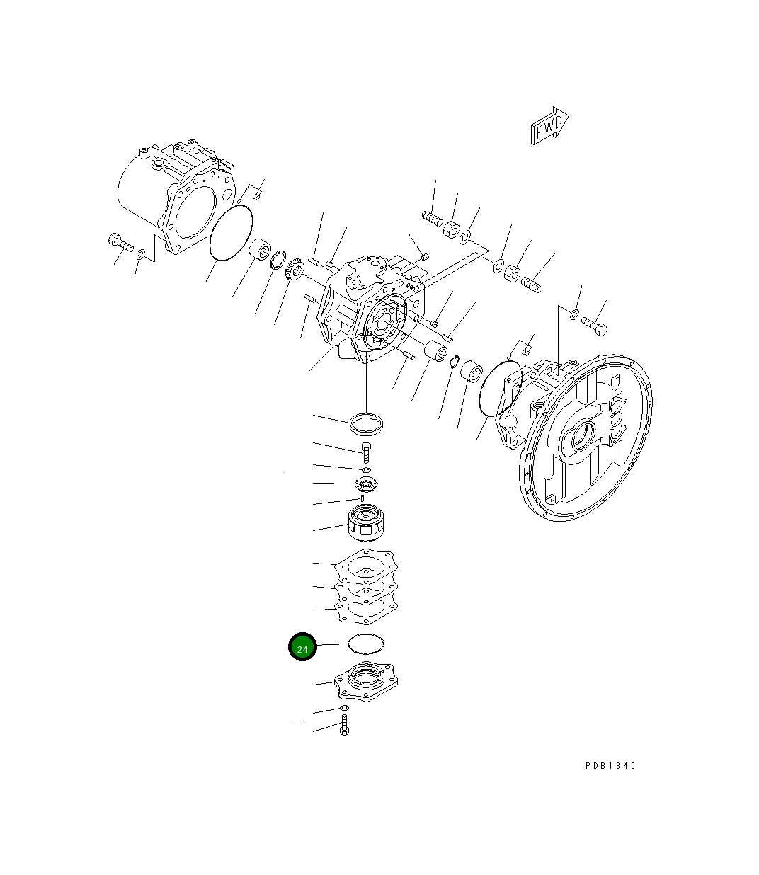 Кольцо уплотнительное (O-Ring) 07000-12105  Komatsu
