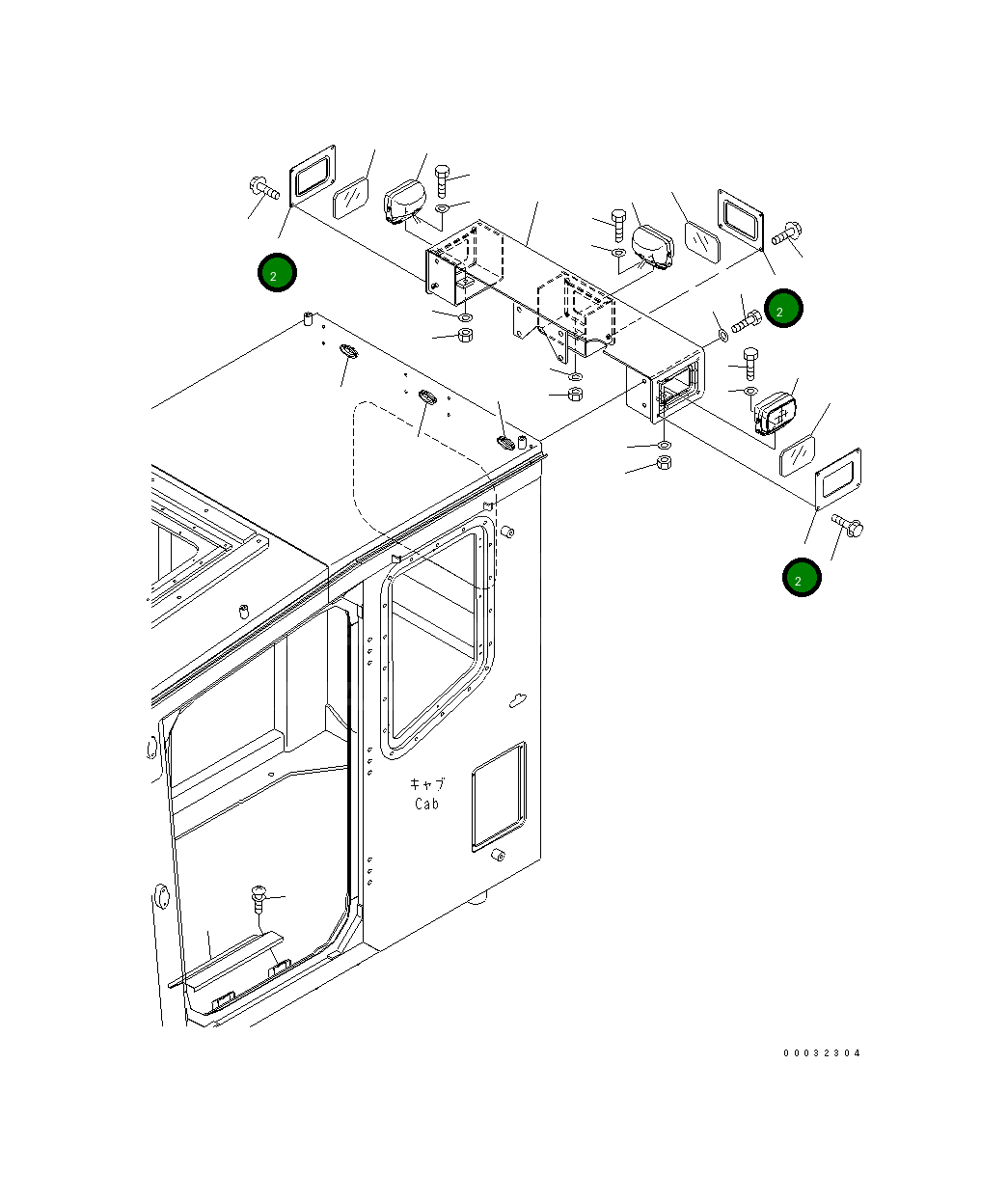Крышка 207-54-88170 Komatsu