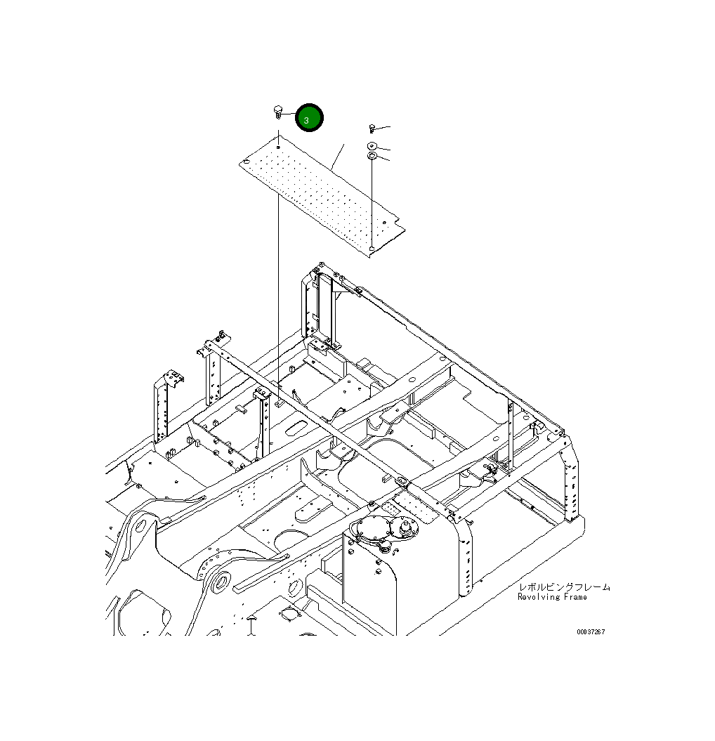Болт 228-03-12650  Komatsu
