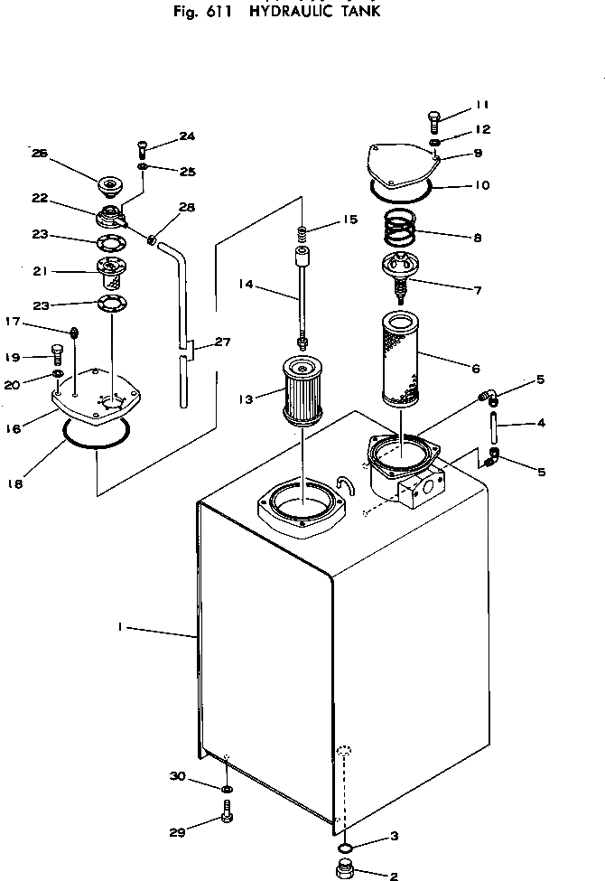Крышка 203-60-31191  Komatsu
