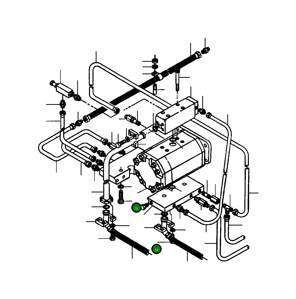 Болт 44 855 Komatsu