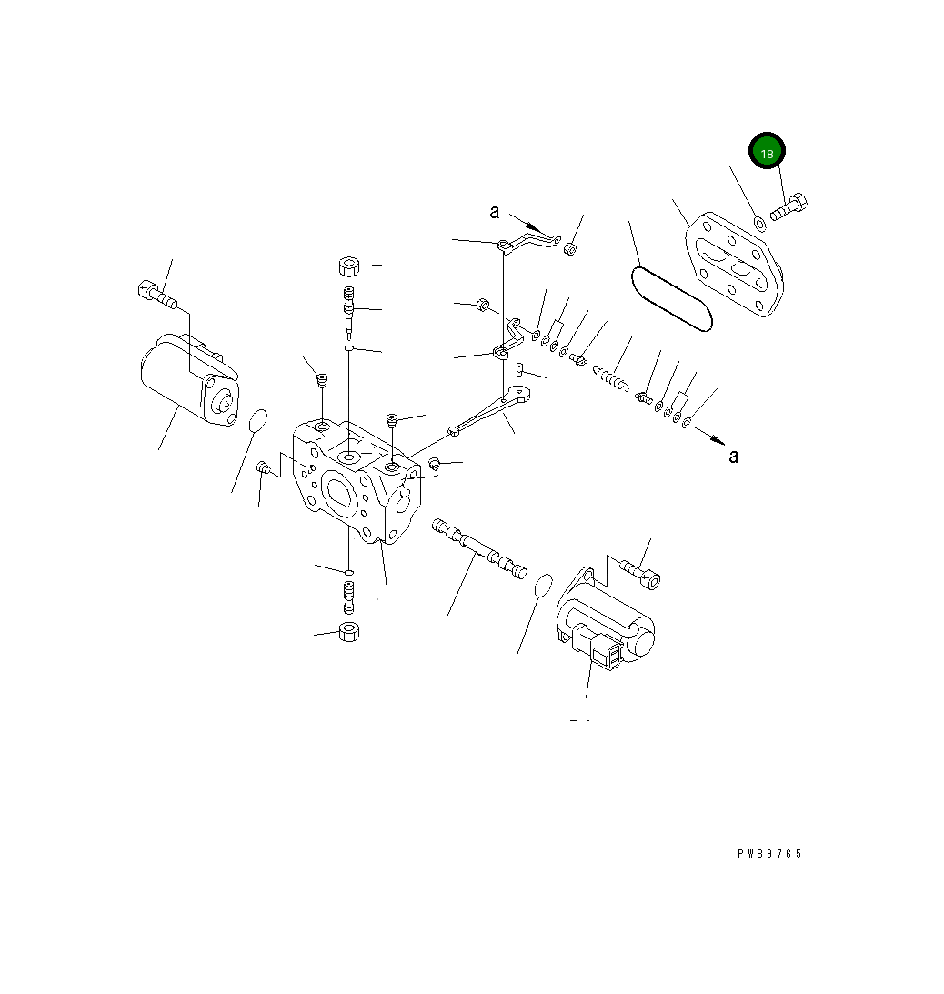 Болт 01010-80820 Komatsu