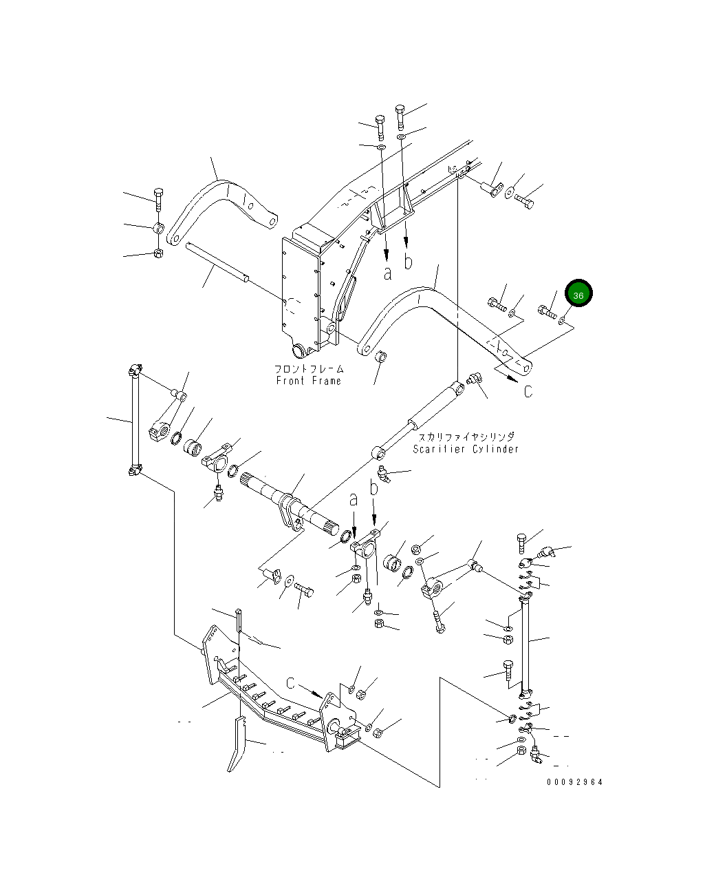Болт 23B-71-31360 Komatsu