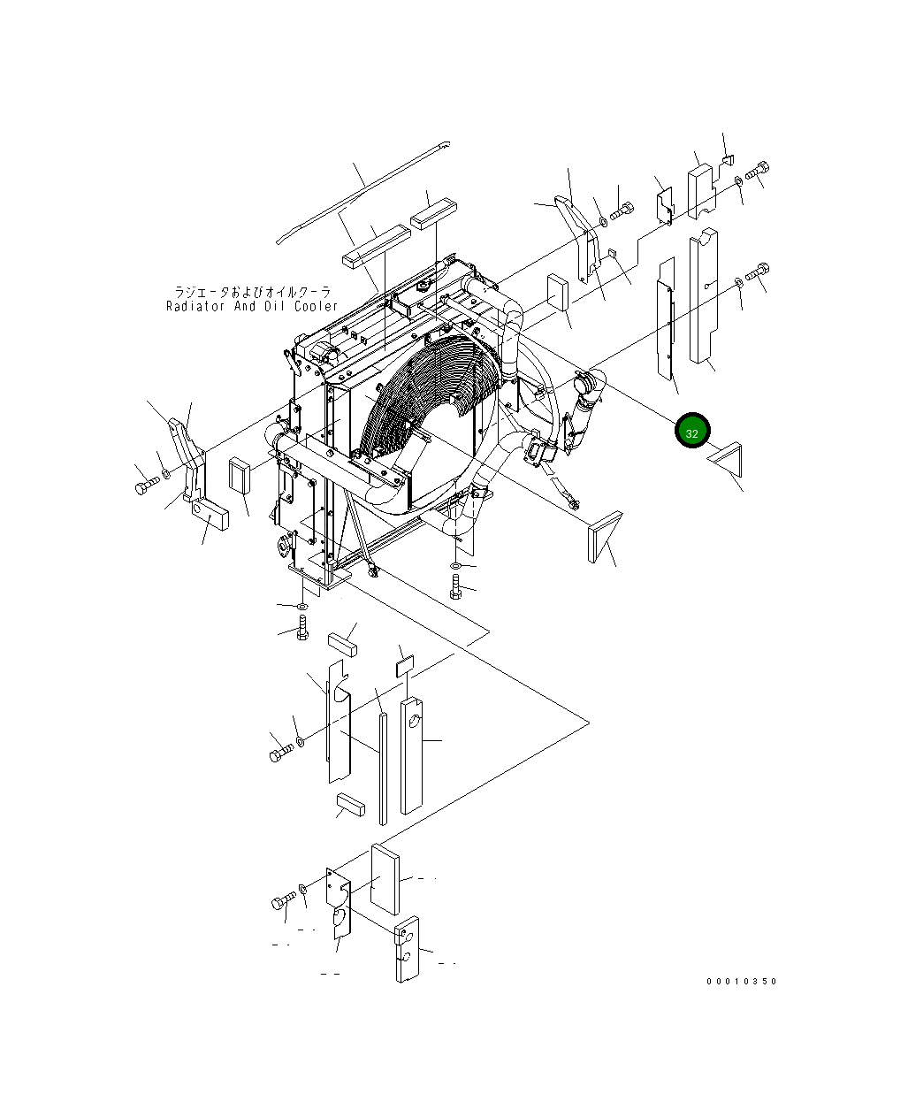 Крышка 208-03-71471 Komatsu