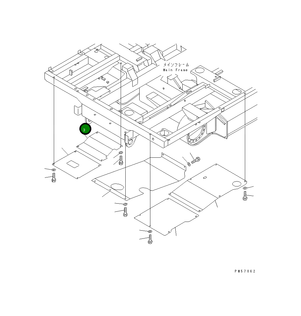 Крышка 277-54-54150  Komatsu