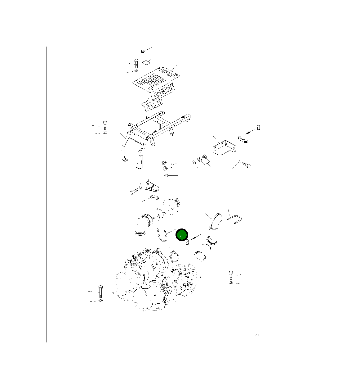 Болт 2A6-01-11671  Komatsu