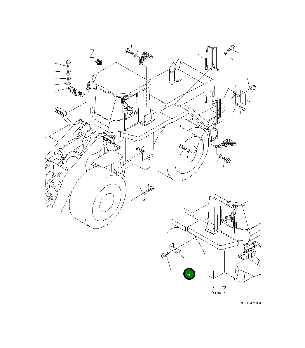 Крышка 41F-S05-1491 Komatsu