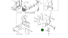 Крышка 22M-977-2360 Komatsu