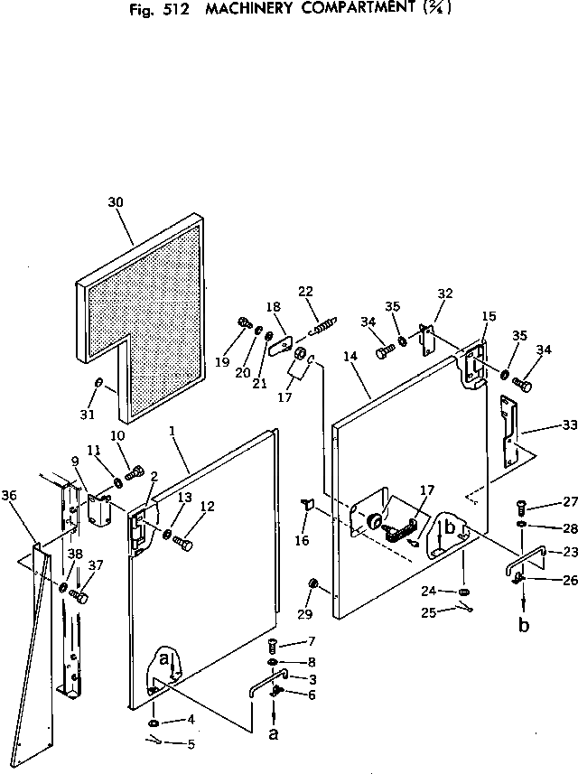 Крышка 202-54-48230 Komatsu