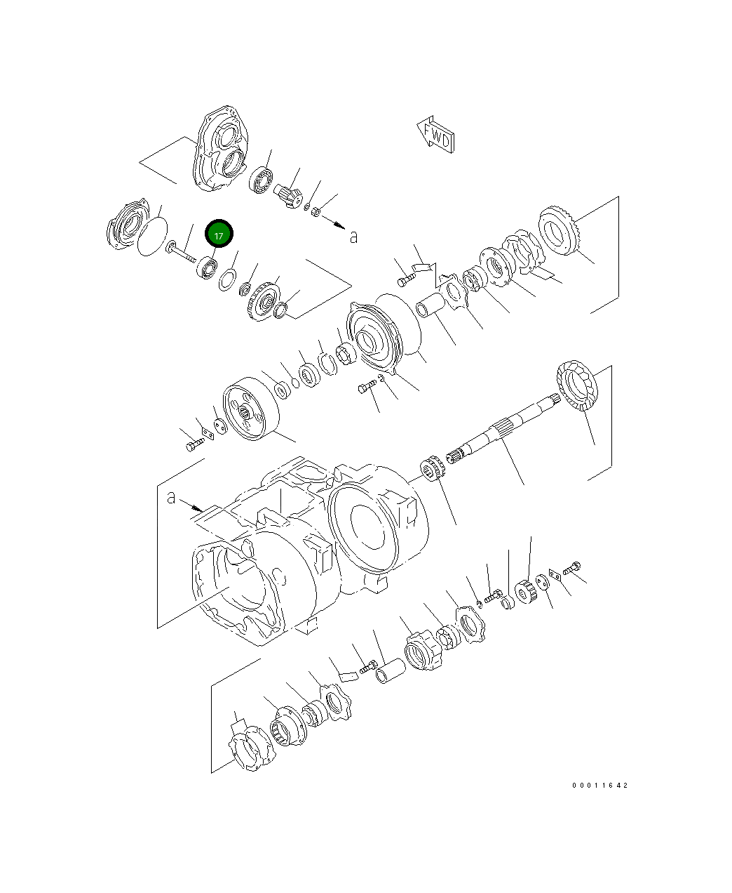 Подшипник 06302-32207 Komatsu