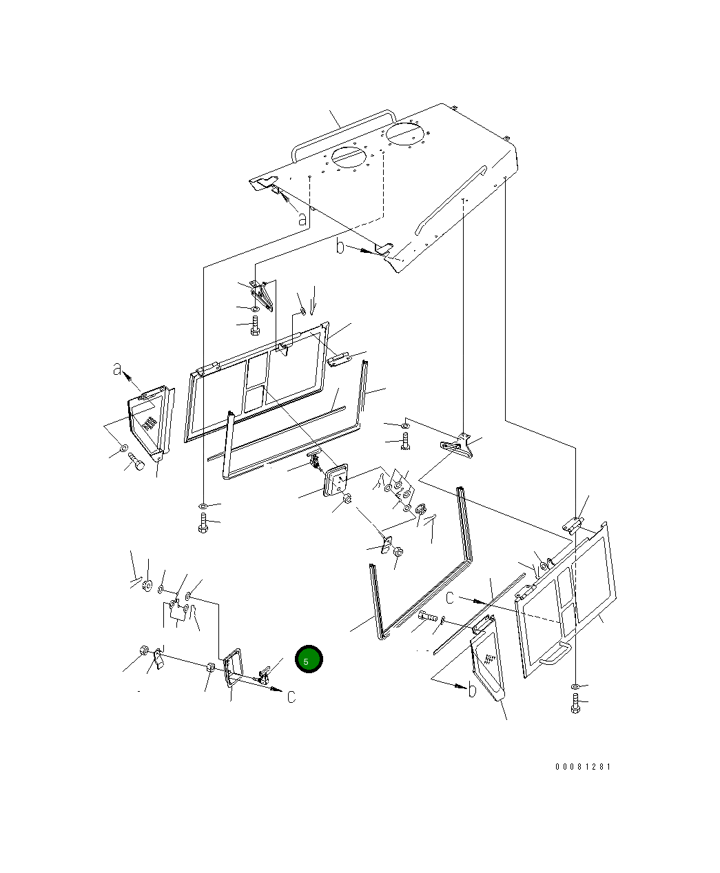 Рычаг 17A-54-42312 Komatsu