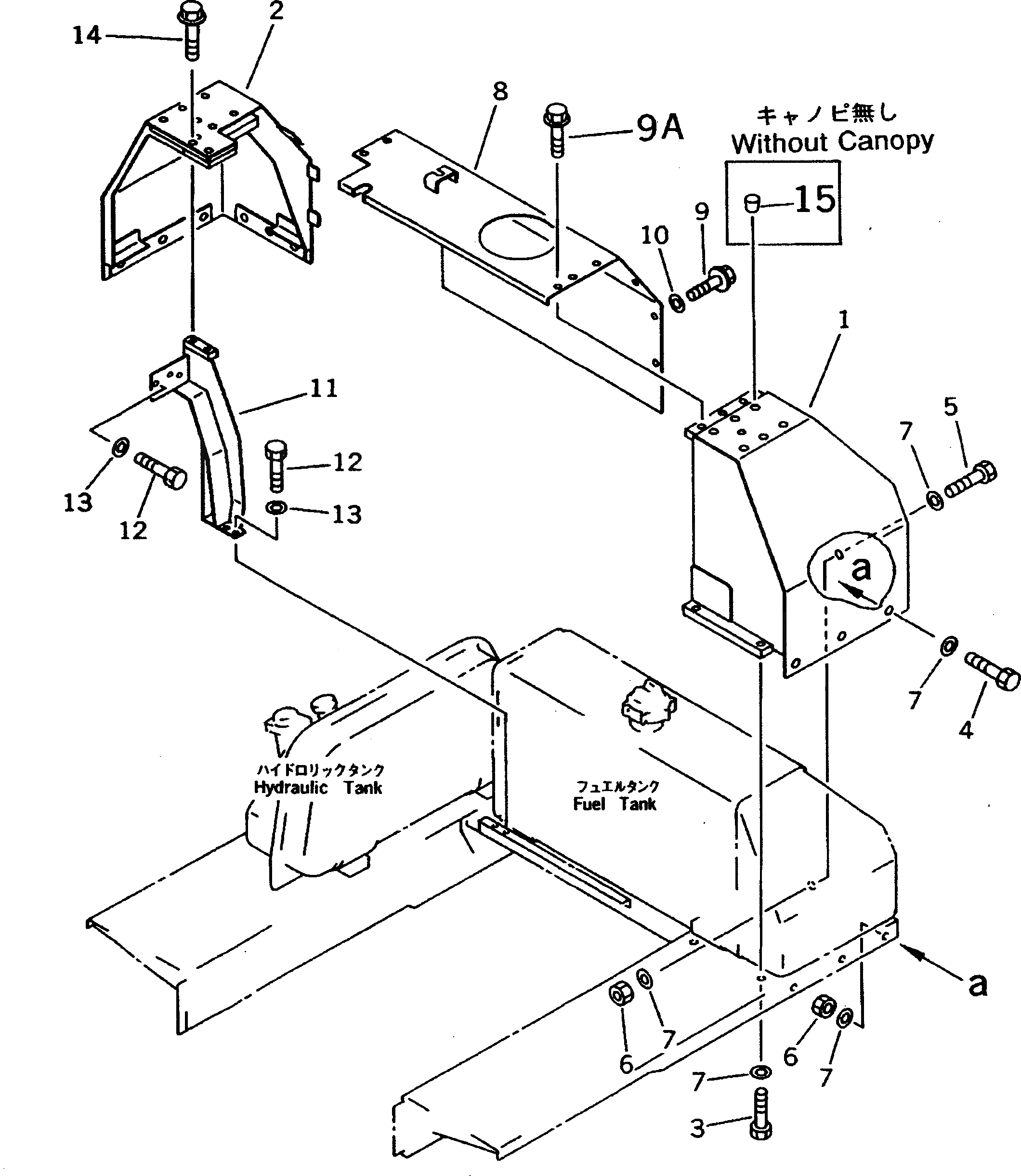 Крышка 144-Y06-1180 Komatsu