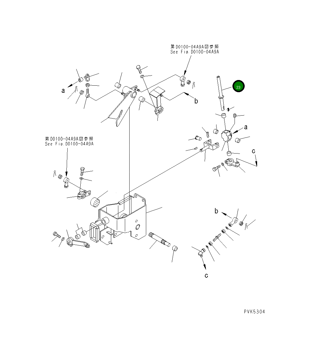 Рычаг 104-43-48121 Komatsu