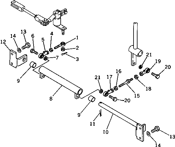 Рычаг 202-43-58140 Komatsu